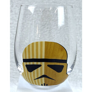 Star Wars Stormtrooper Helmet Hues Tumbler Stemless Drinking Glass 19 Oz JoyJolt